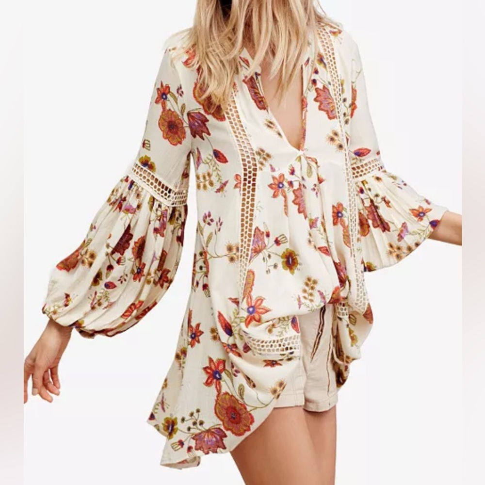 Free People Just the Two of Us Tunic Dress M